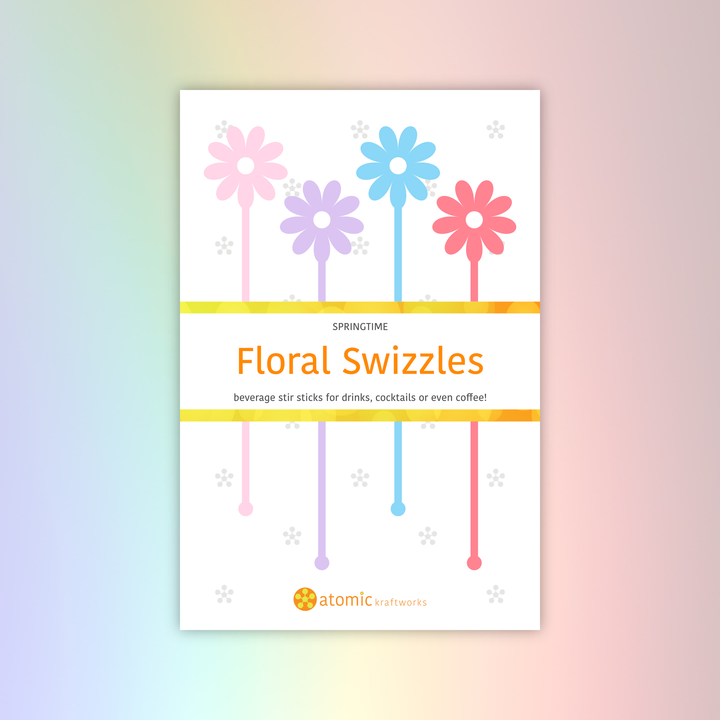 Floral Swizzles - Pastels