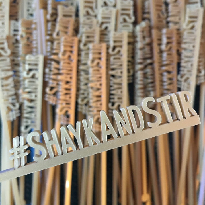 Custom Text Stir Sticks