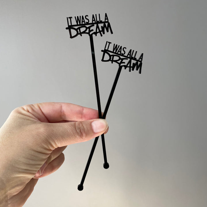 Hip Hop Stir Sticks (customizable)