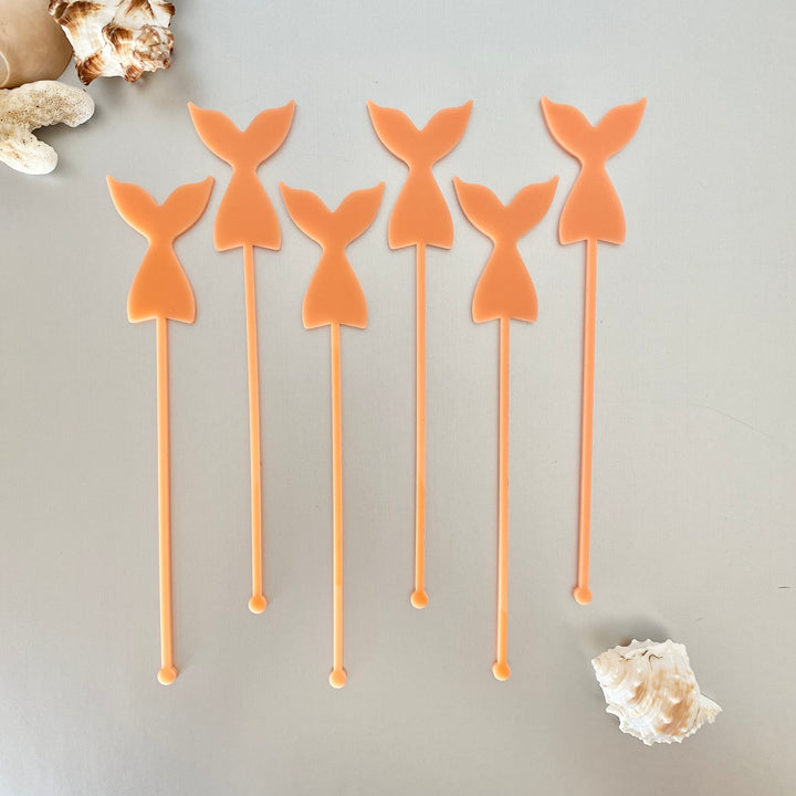 Mermaid Tail Stir Sticks