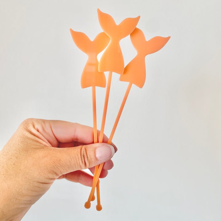Mermaid Tail Stir Sticks