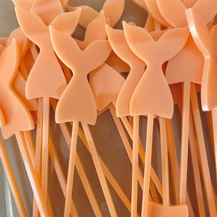 Mermaid Tail Stir Sticks