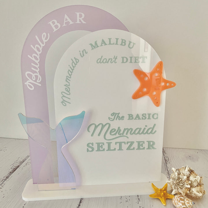 Mermaid Tail Stir Sticks