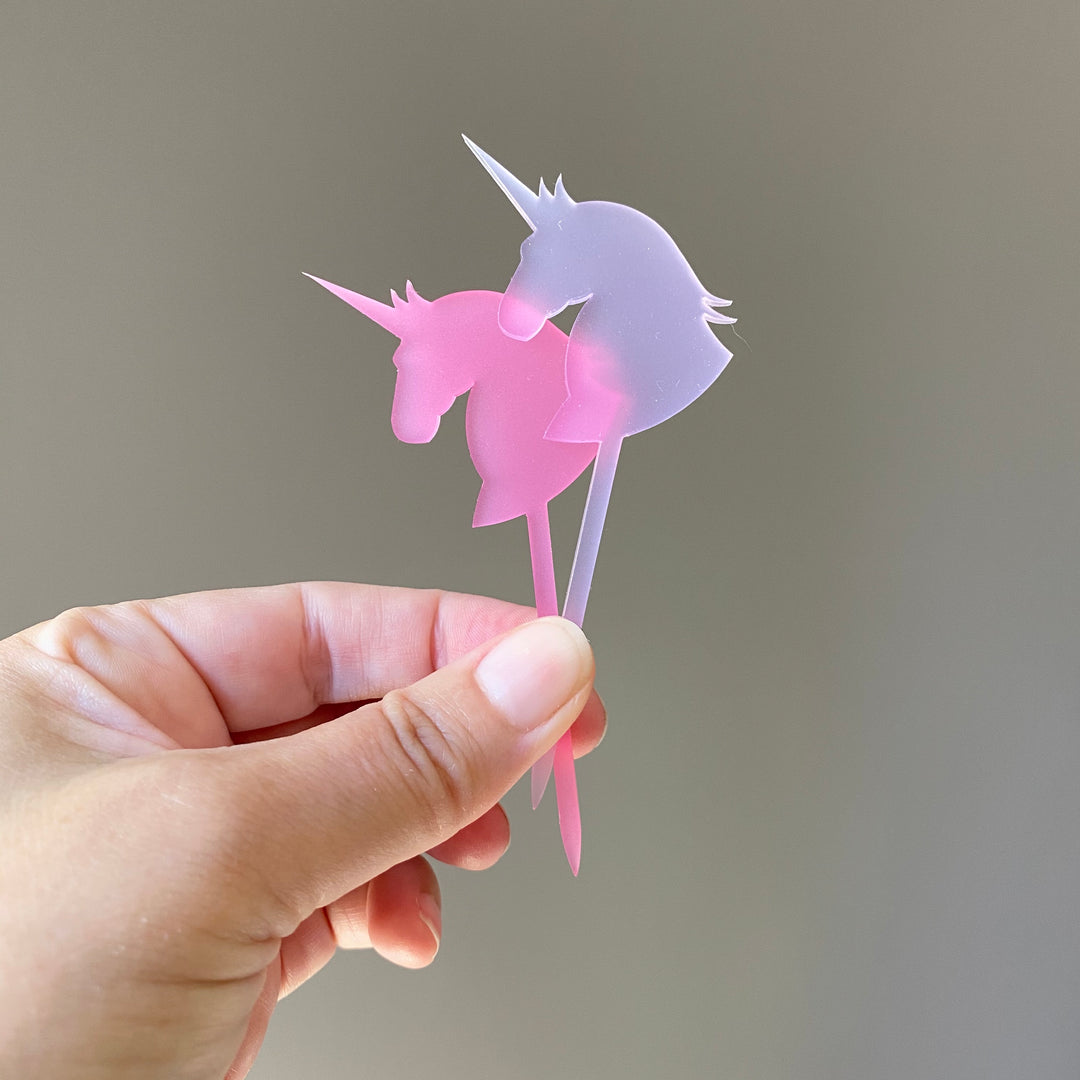 Unicorn Cupcake Toppers