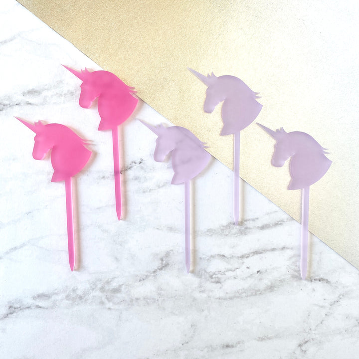 Unicorn Cupcake Toppers