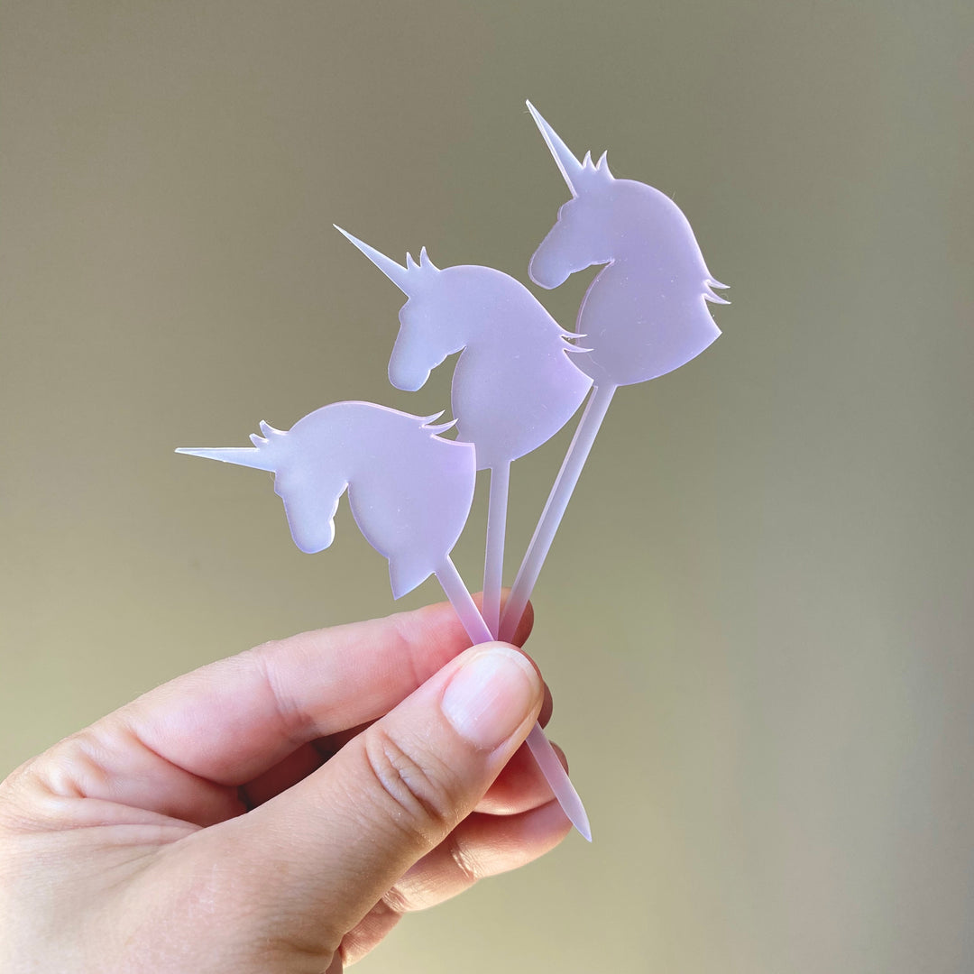 Unicorn Cupcake Toppers