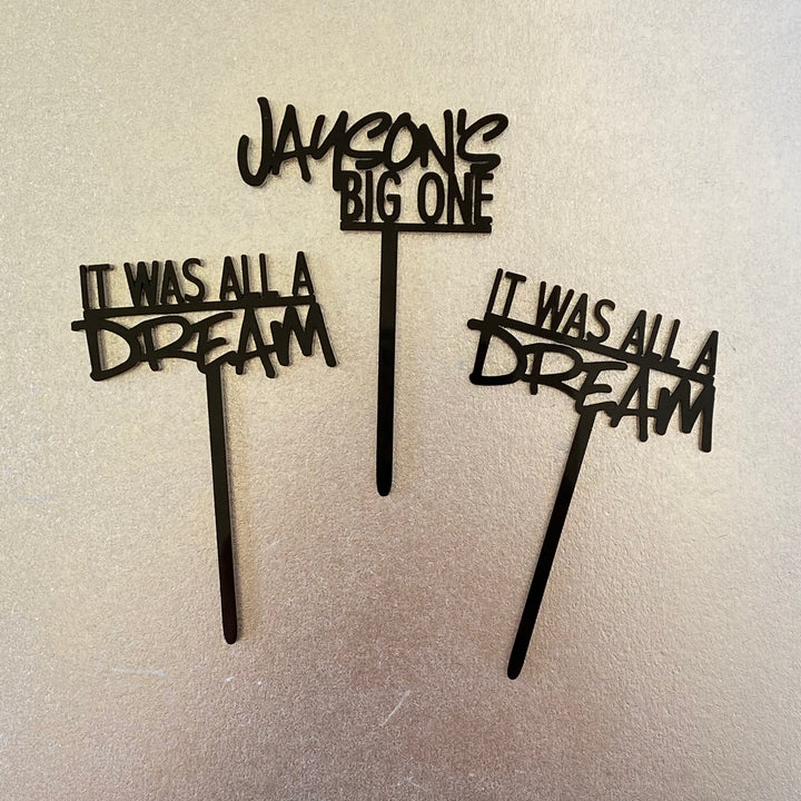 Hip Hop Birthday Cake Topper