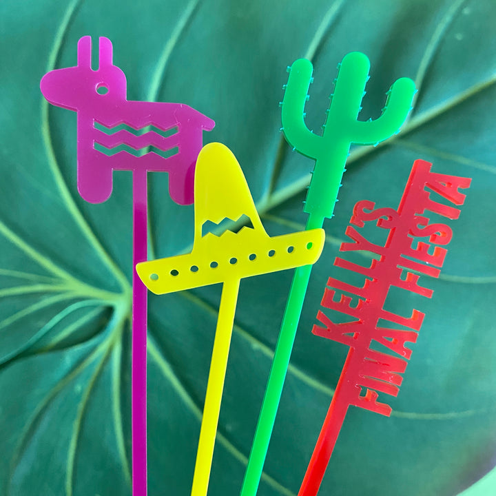 Piñata Final Fiesta Stir Sticks