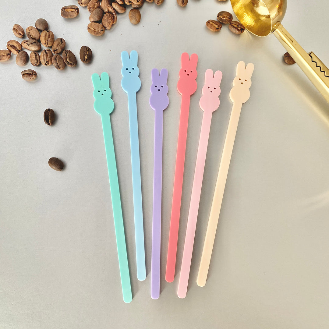 Peep Coffee Stirs for Easter