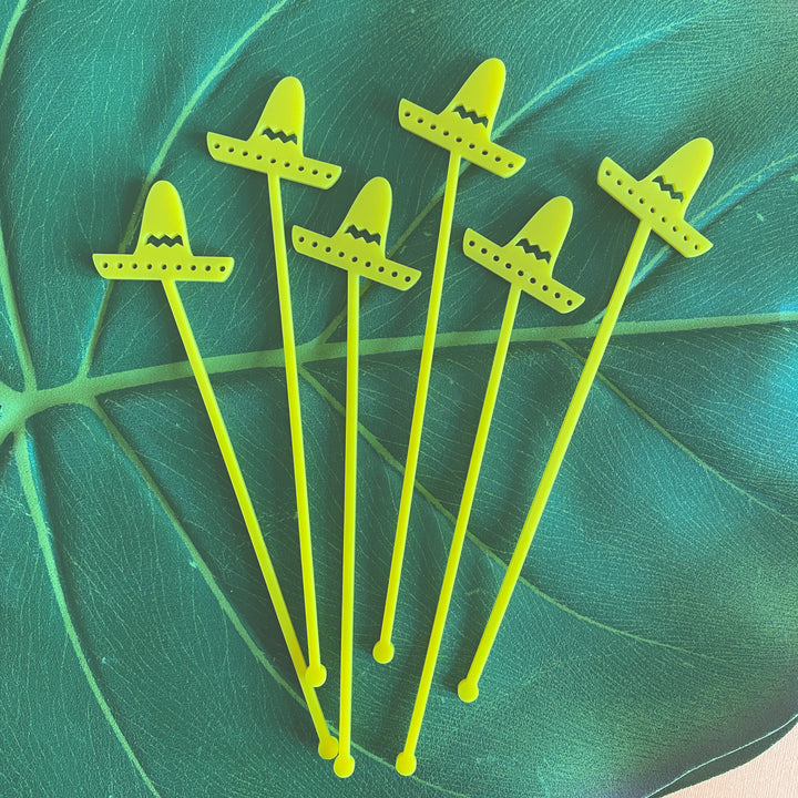 Sombrero Final Fiesta Stir Sticks