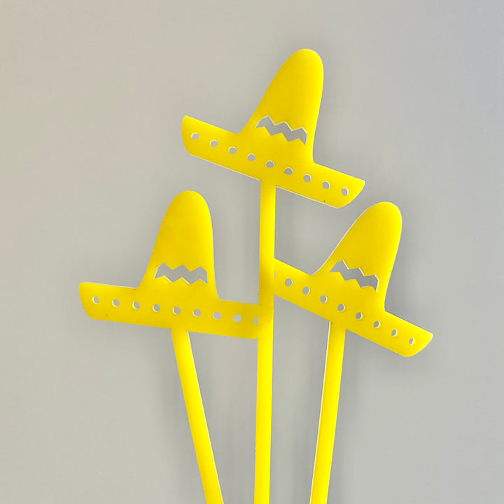 Sombrero Final Fiesta Stir Sticks