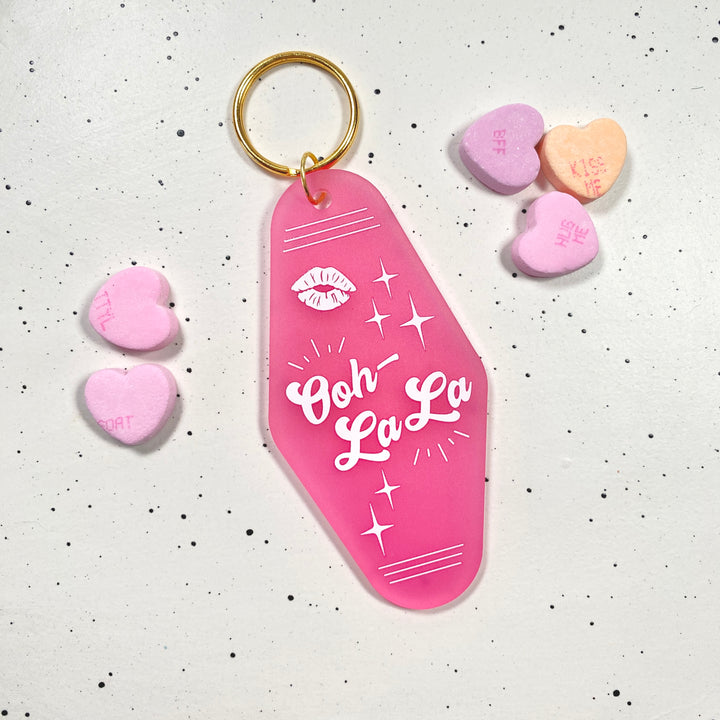 Ooh La La Valentine's Day Acrylic Keychain