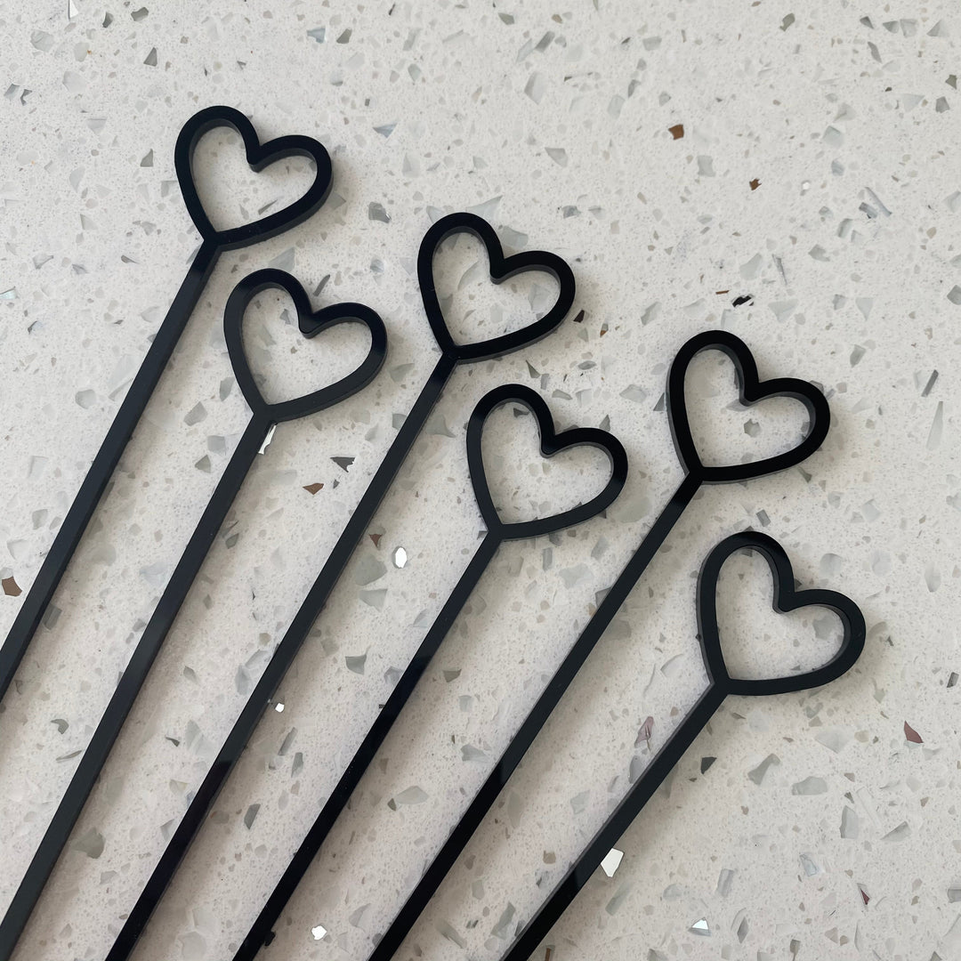 Heart Stir Sticks