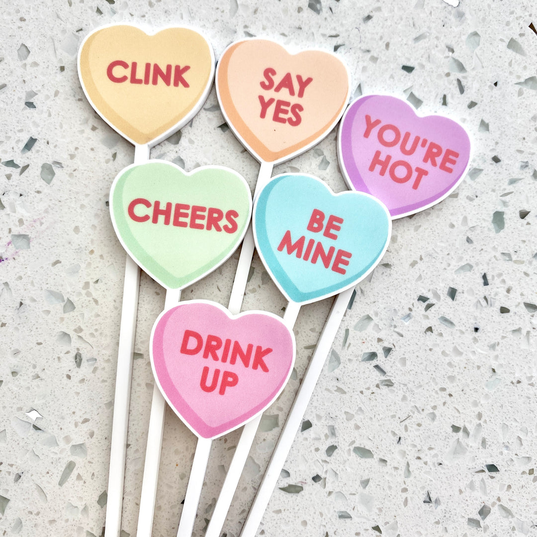 Sweet Tarts Hearts Stir Sticks