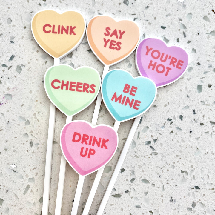 Sweet Tarts Hearts Stir Sticks