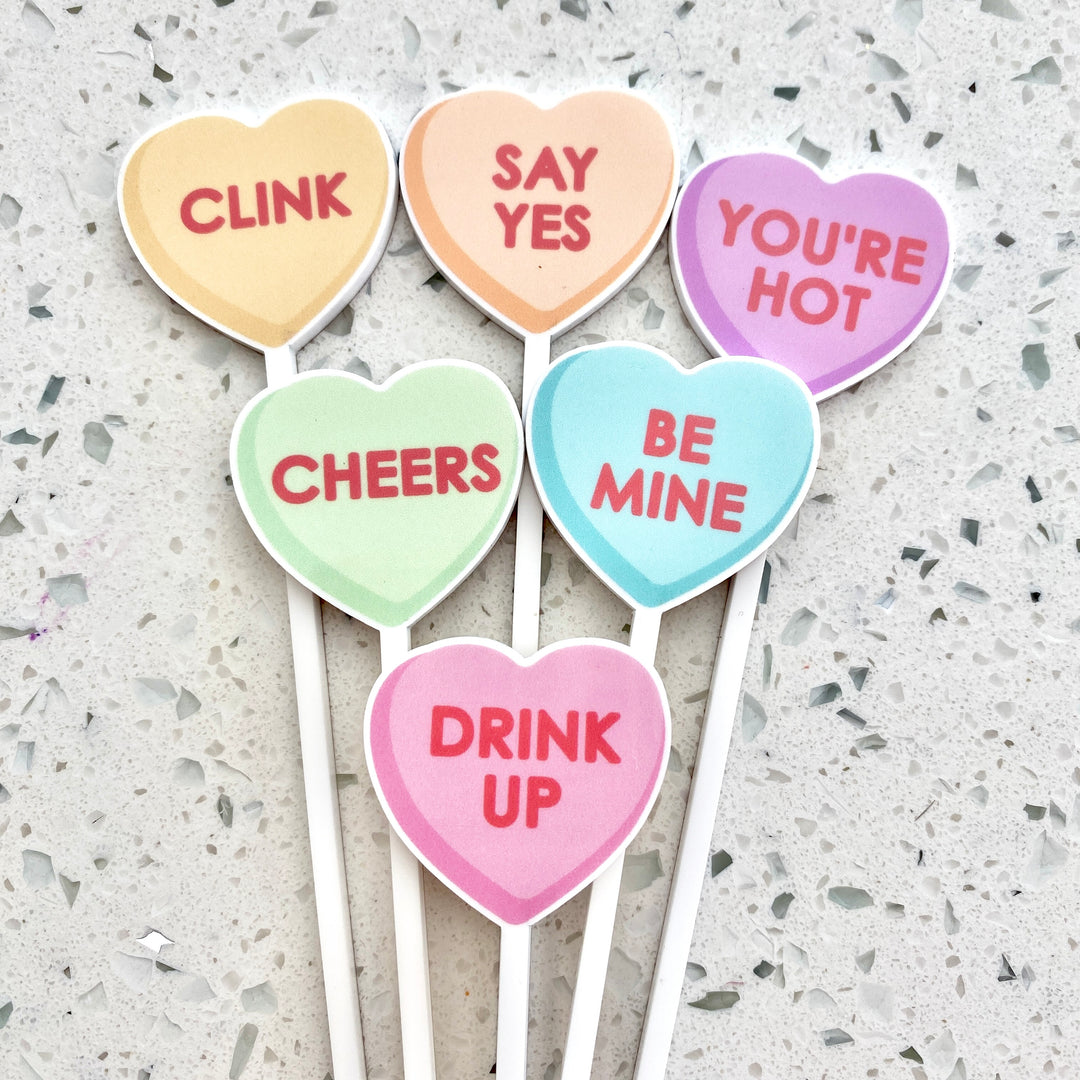 Sweet Tarts Hearts Stir Sticks