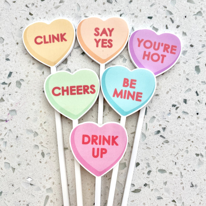 Sweet Tarts Hearts Stir Sticks