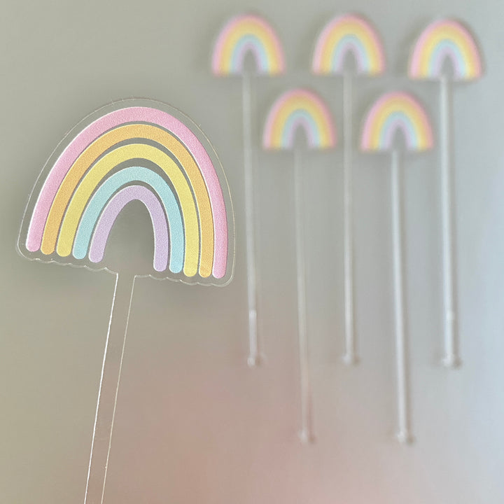 Rainbow Stir Sticks