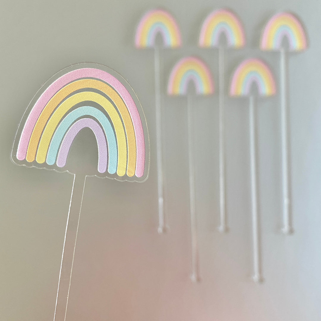 Rainbow Stir Sticks