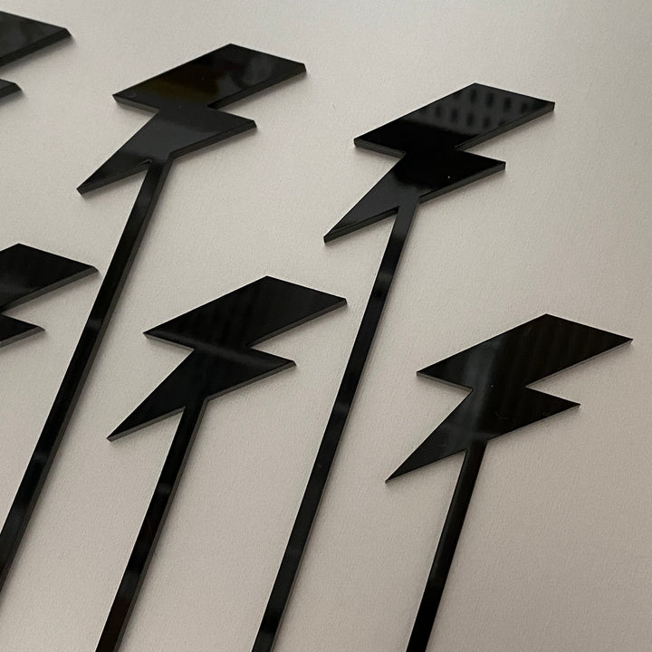 Lighting Bolt Stir Sticks