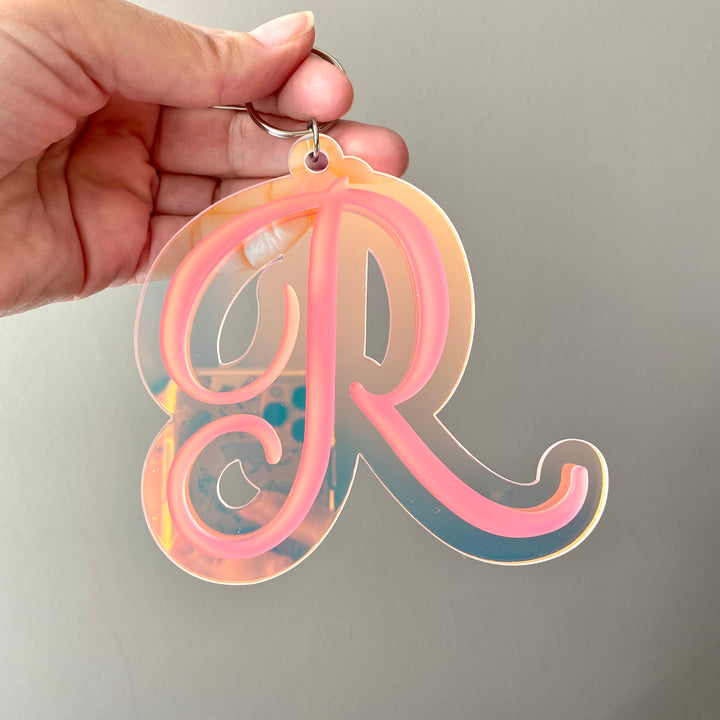 Script Letter Kids Bag Tag / Valentine Basket Tag