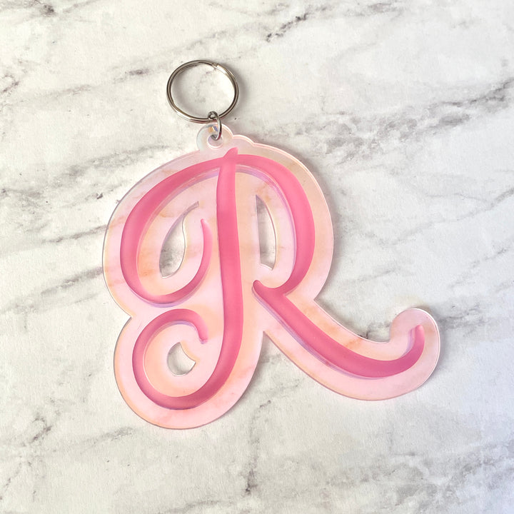 Script Letter Kids Bag Tag / Valentine Basket Tag