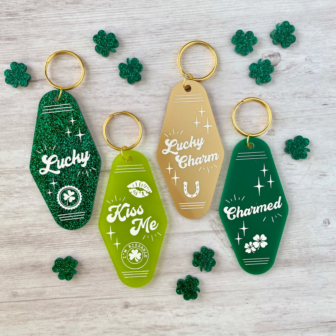 St. Patrick's Day Acrylic Keychains