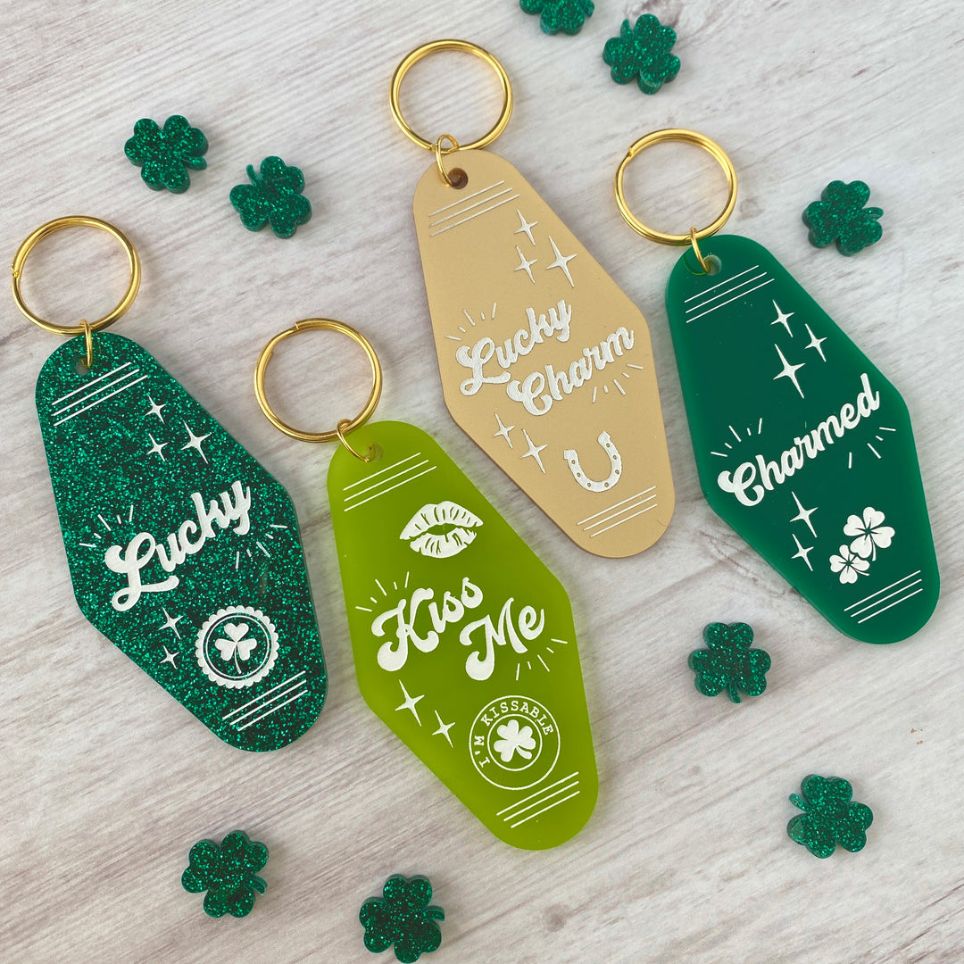 St. Patrick's Day Acrylic Keychains