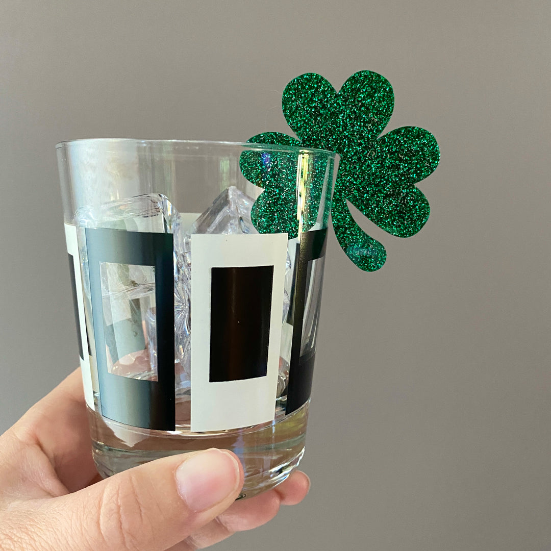 Shamrock Drink Charms