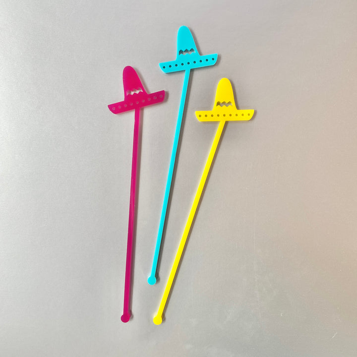 Sombrero Final Fiesta Stir Sticks
