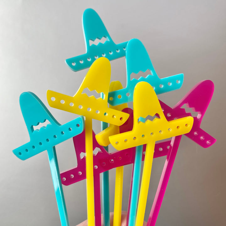 Sombrero Final Fiesta Stir Sticks