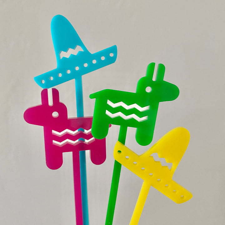 Piñata Final Fiesta Stir Sticks