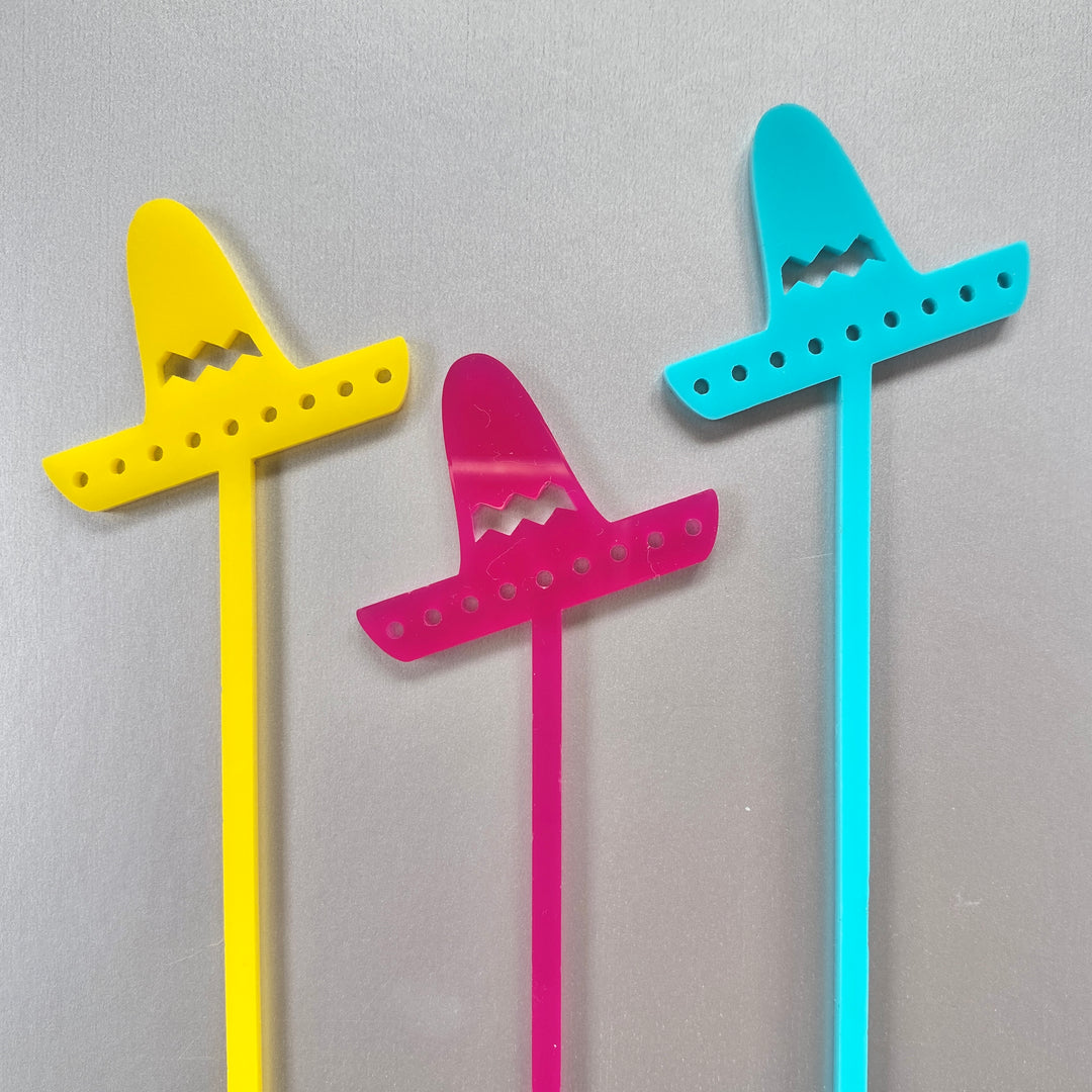 Sombrero Final Fiesta Stir Sticks