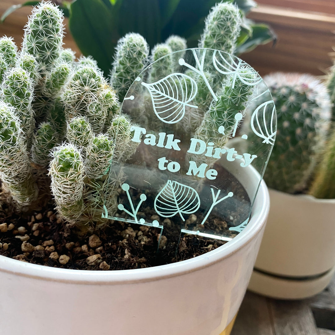 Feelin' Dirt-y Plant Stakes