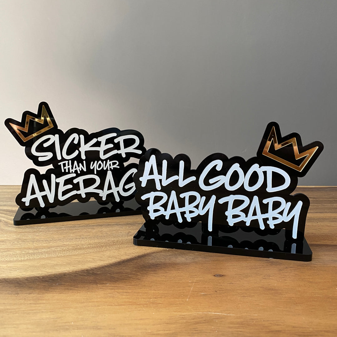 Hip Hop Stir Sticks (customizable)