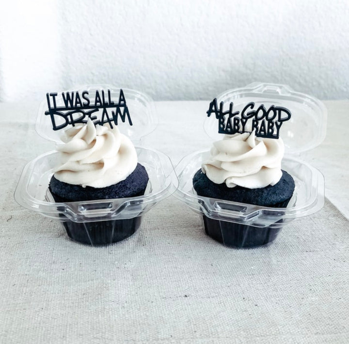 Hip Hop Cupcake Toppers (customizable)