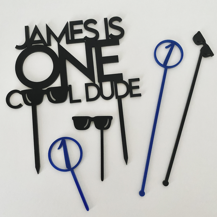 Age (or Initial) Cupcake Toppers
