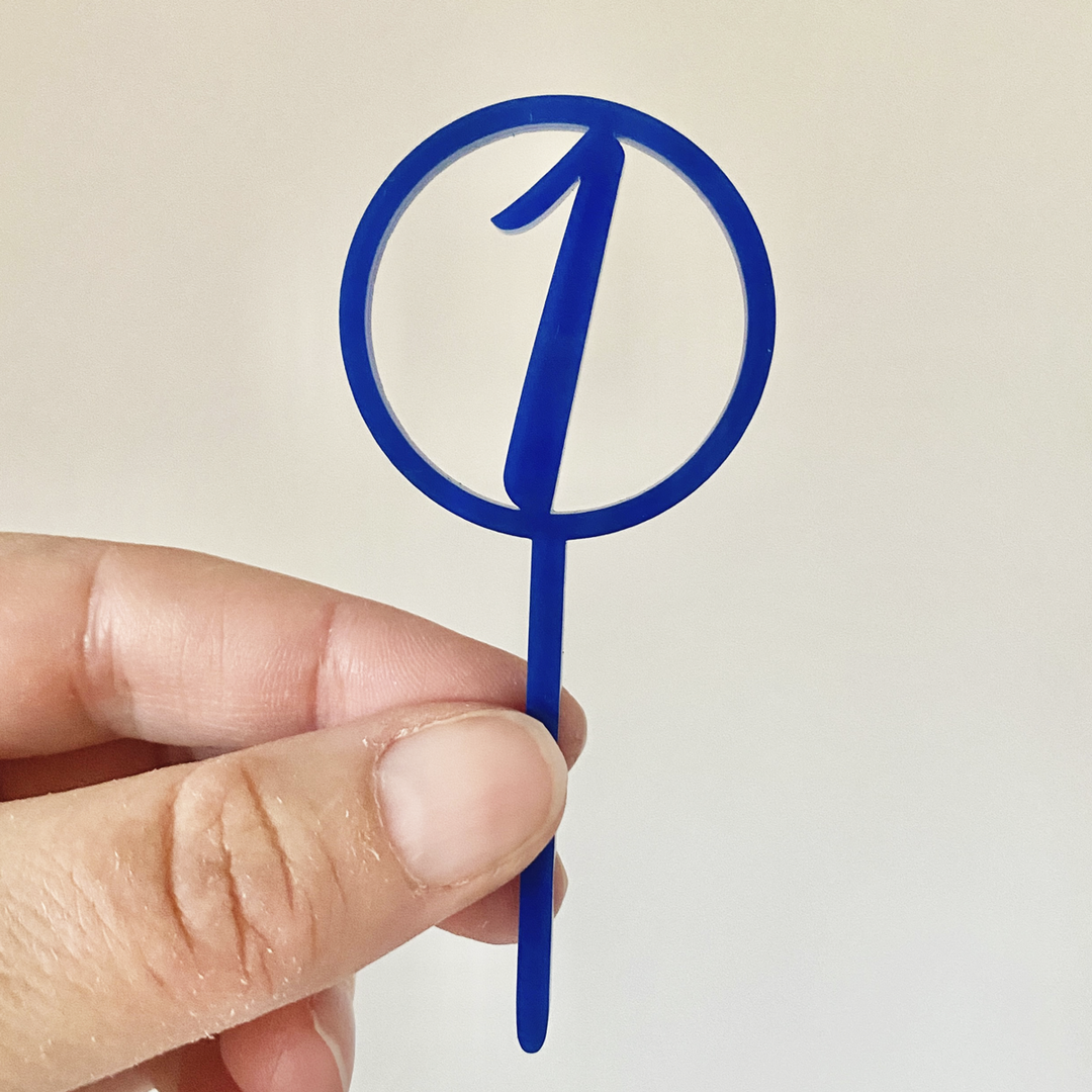 Age (or Initial) Cupcake Toppers