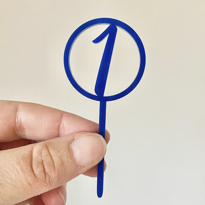 Age (or Initial) Cupcake Toppers