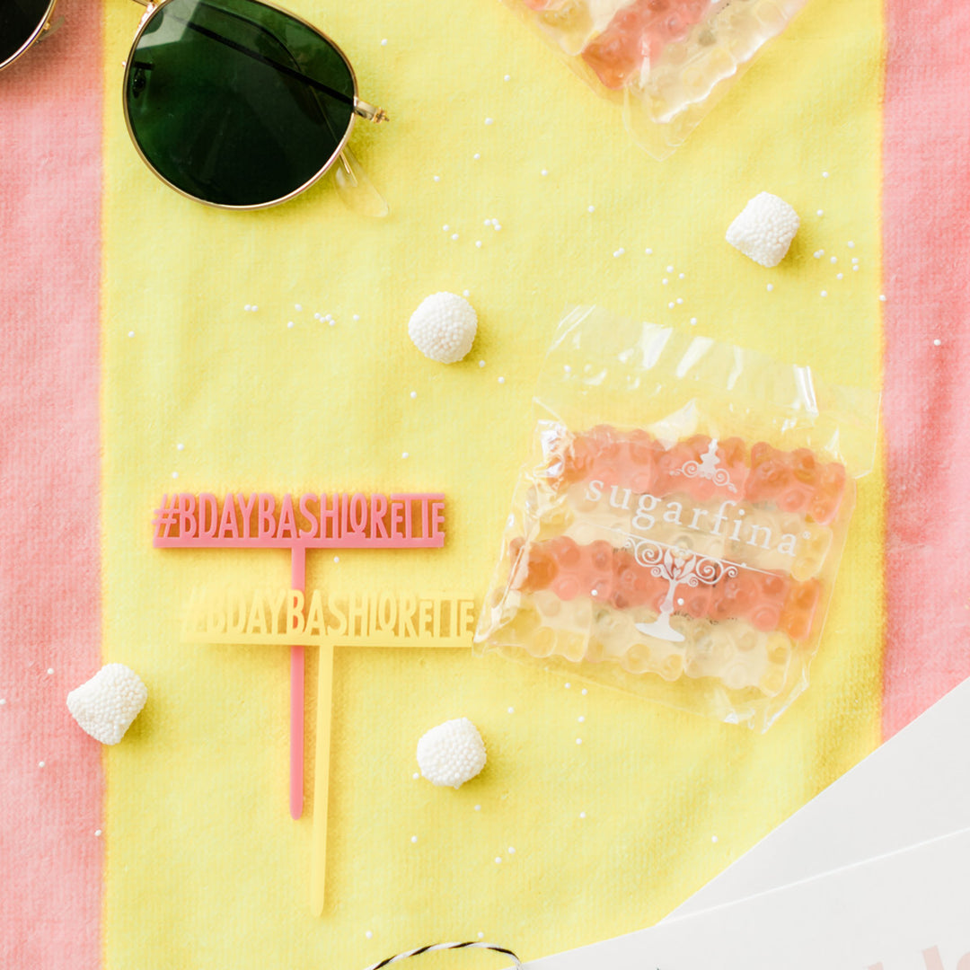 Custom Text Cupcake Toppers