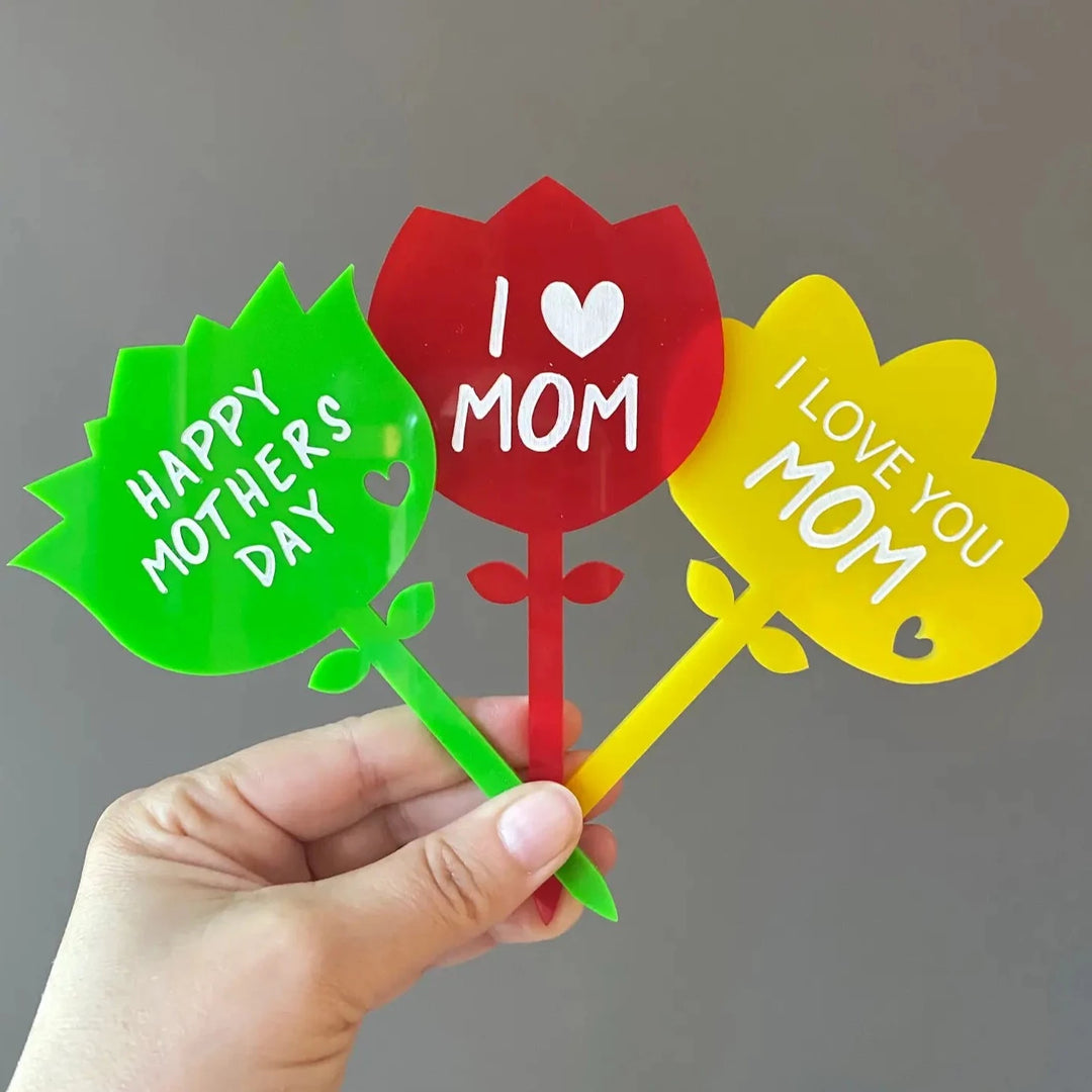 Mother's Day Lotus Plant Stakes