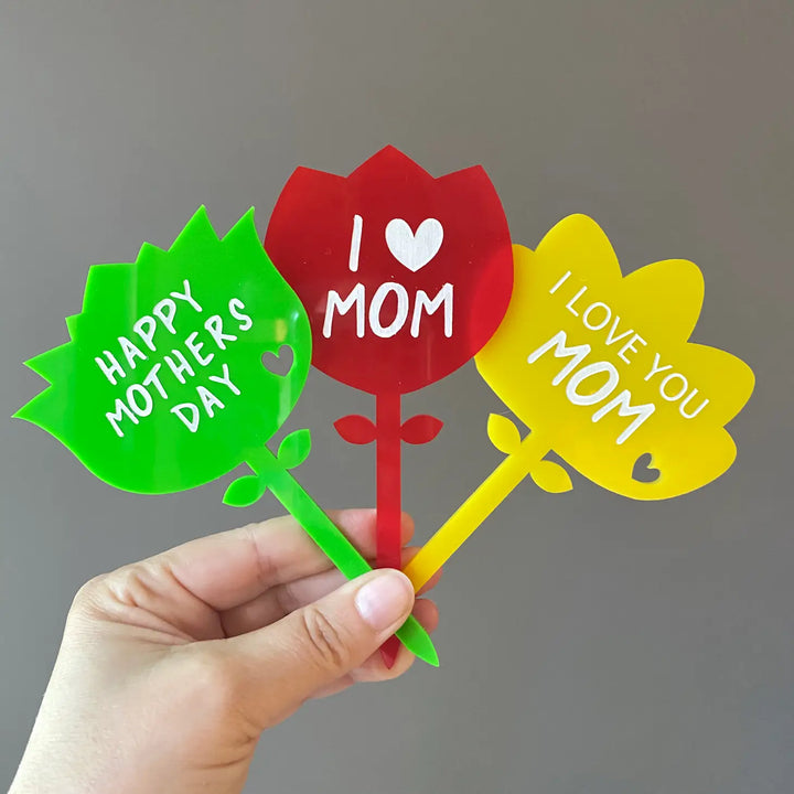 Mother's Day Tulip Plant Stakes
