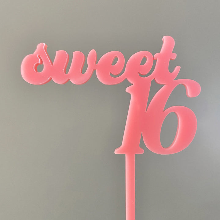 Custom Retro Groovy Text Cupcake Toppers