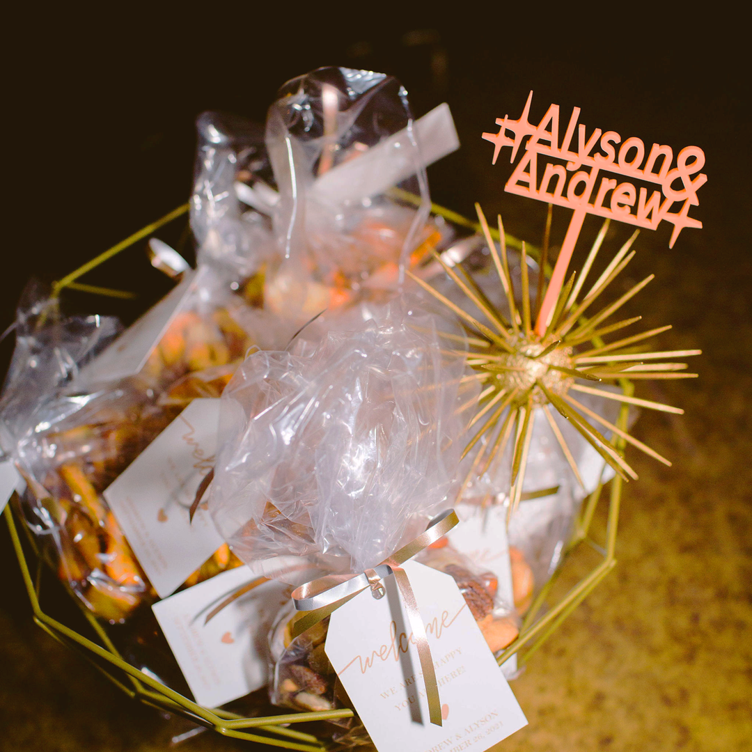 Custom Text Cupcake Toppers