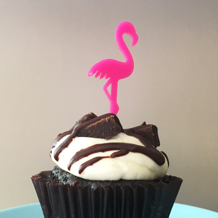Flamingo Cupcake Toppers