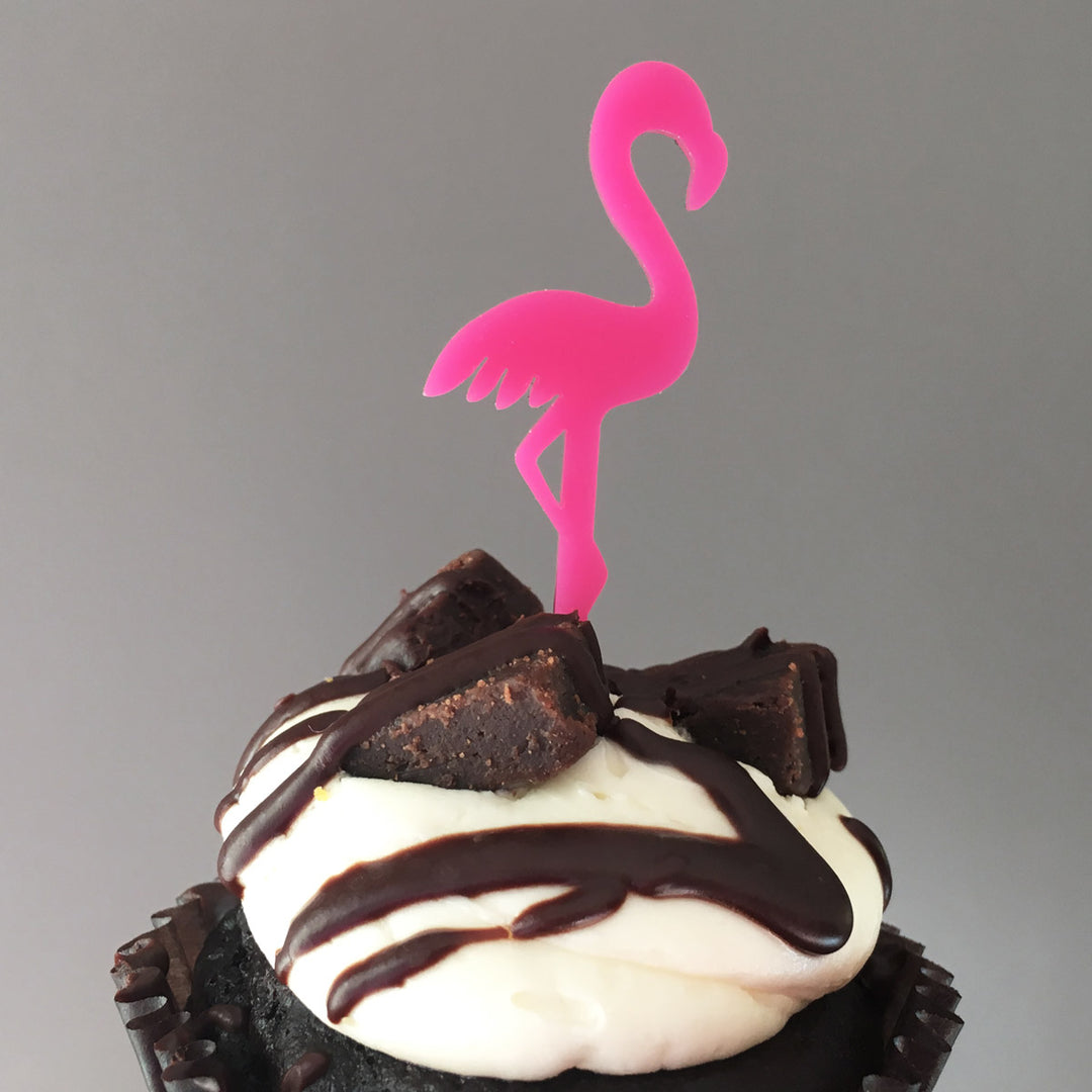 Flamingo Cupcake Toppers