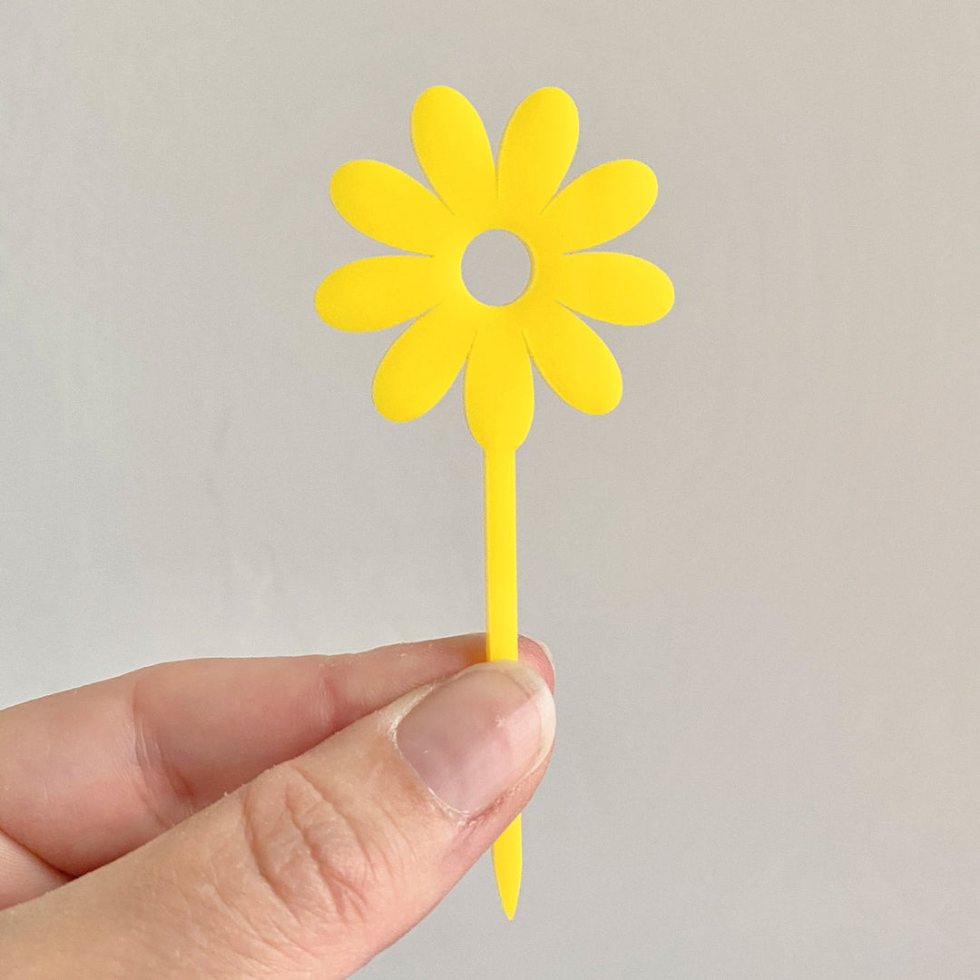 Daisy Flower Cupcake Toppers