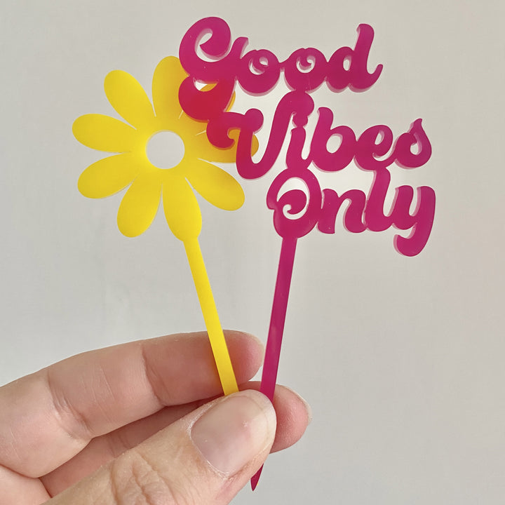 Daisy Flower Cupcake Toppers