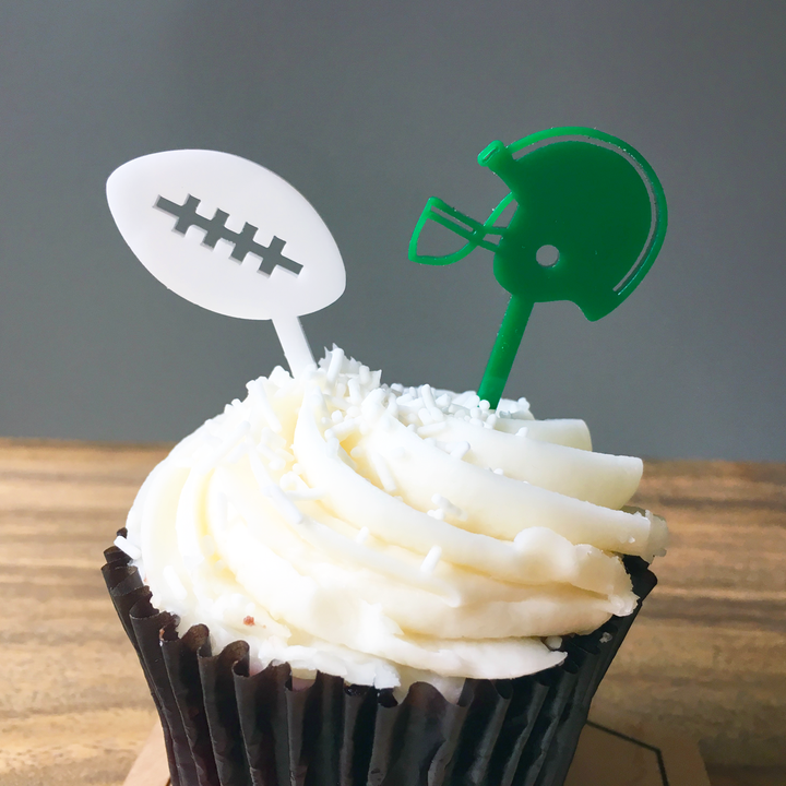 Football Cupcake Toppers