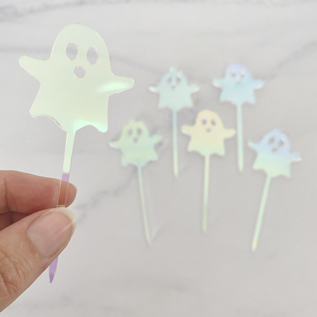 Ghost Cupcake Toppers